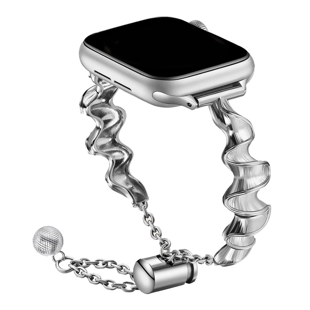 Vildt Hårdfør Metal Universal Rem passer til Apple Smartwatch - Sølv#serie_3