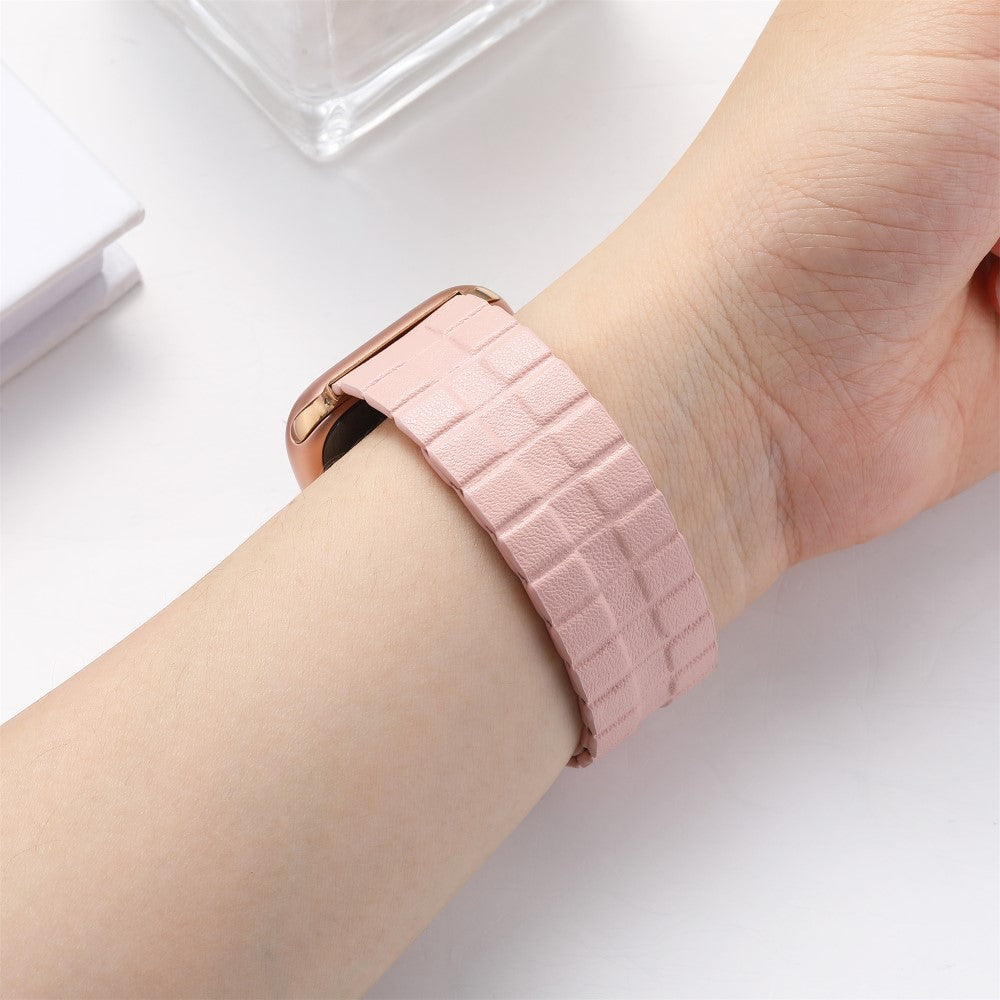 Meget Flot Ægte Læder Universal Rem passer til Apple Smartwatch - Brun#serie_1