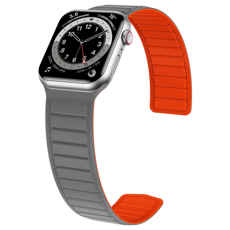 Fremragende Silikone Universal Rem passer til Apple Smartwatch - Sølv#serie_8
