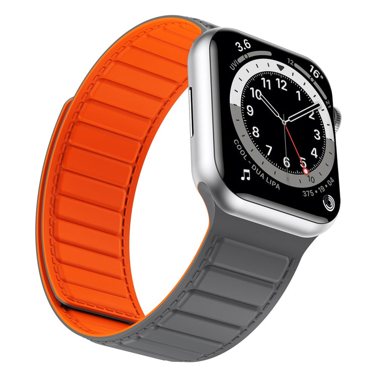 Fremragende Silikone Universal Rem passer til Apple Smartwatch - Sølv#serie_8