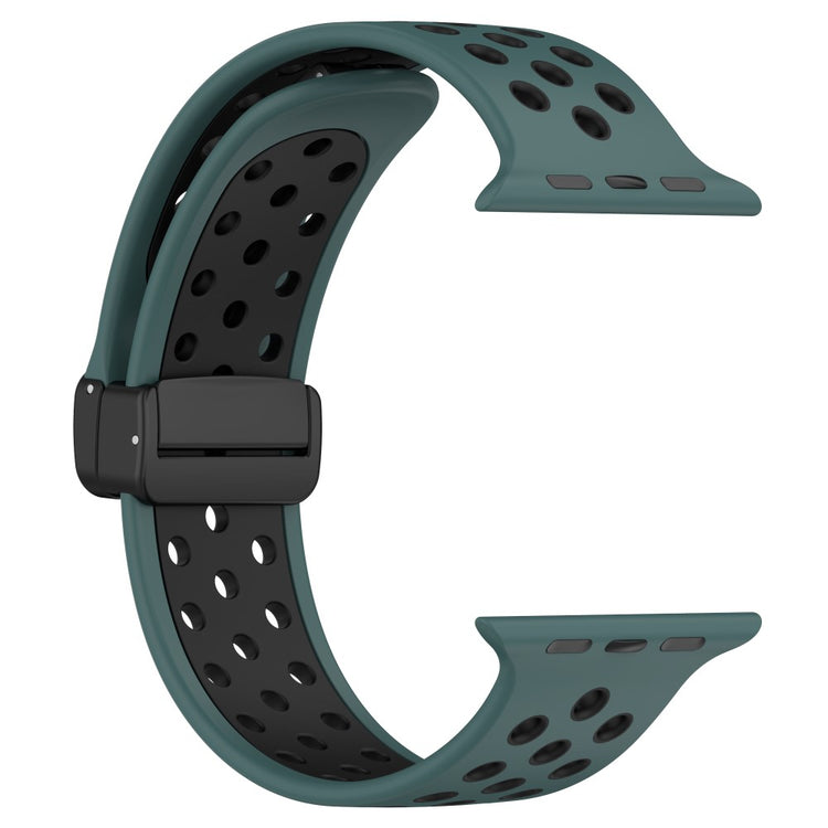 Alle Tiders Silikone Universal Rem passer til Apple Smartwatch - Grøn#serie_4