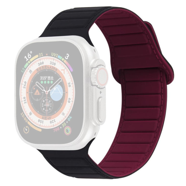 Super Sejt Silikone Universal Rem passer til Apple Smartwatch - Rød#serie_8