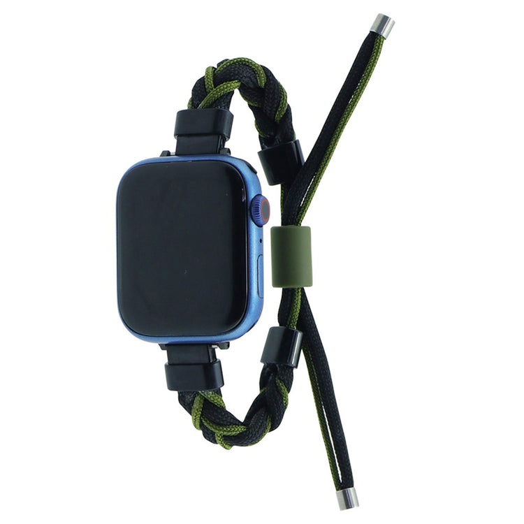 Meget Fed Nylon Universal Rem passer til Apple Smartwatch - Grøn#serie_8