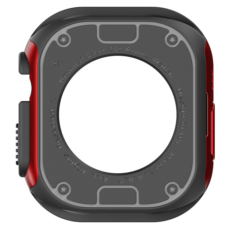 Beskyttende Silikone Universal Bumper passer til Apple Smartwatch - Rød#serie_1