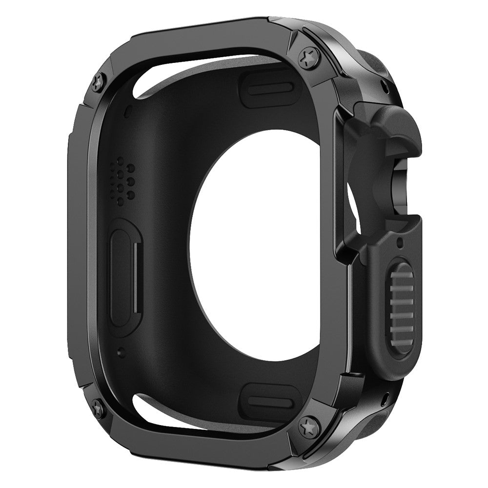 Beskyttende Silikone Universal Bumper passer til Apple Smartwatch - Sort#serie_2