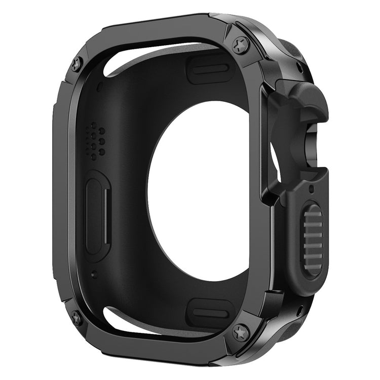 Beskyttende Silikone Universal Bumper passer til Apple Smartwatch - Sort#serie_2