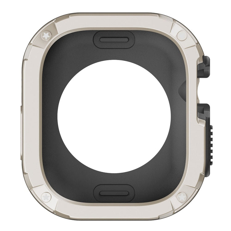Beskyttende Silikone Universal Bumper passer til Apple Smartwatch - Hvid#serie_7