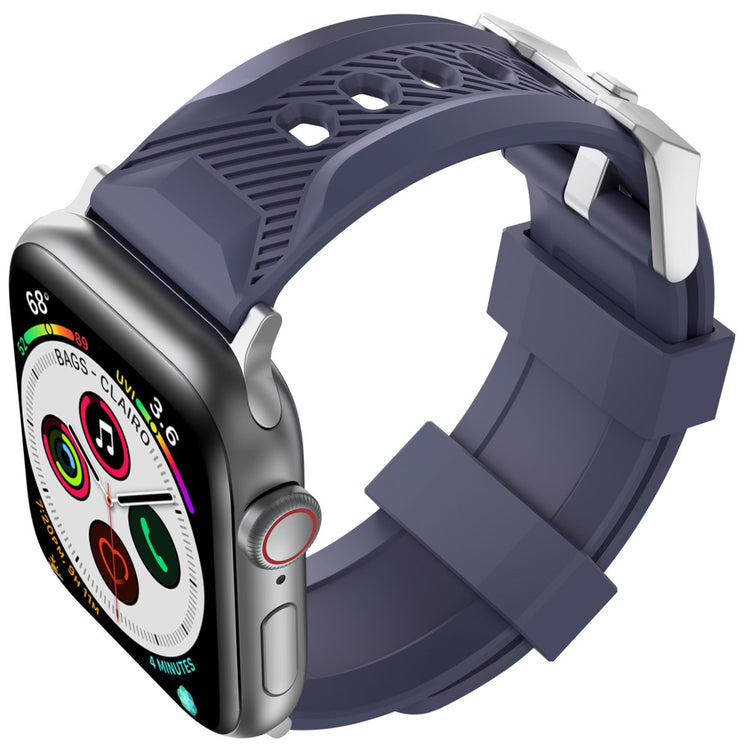Mega Pænt Silikone Universal Rem passer til Apple Smartwatch - Blå#serie_3