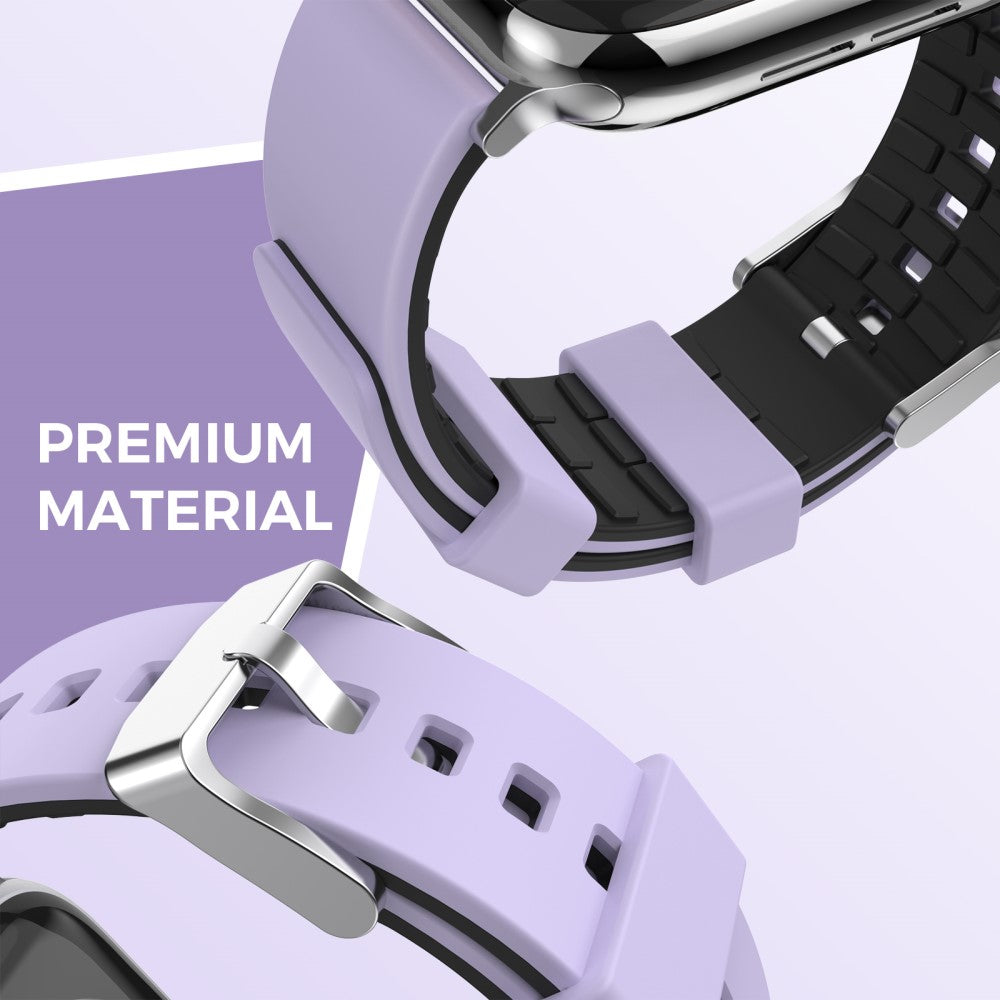 Vildt Godt Silikone Universal Rem passer til Apple Smartwatch - Lilla#serie_3