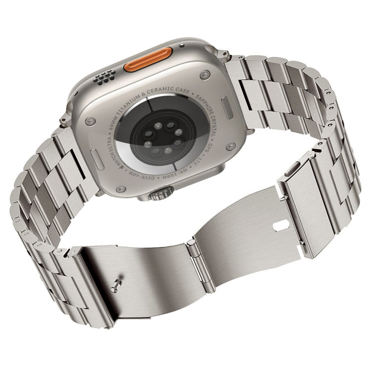 Meget Fed Metal Universal Rem passer til Apple Smartwatch - Sølv#serie_4