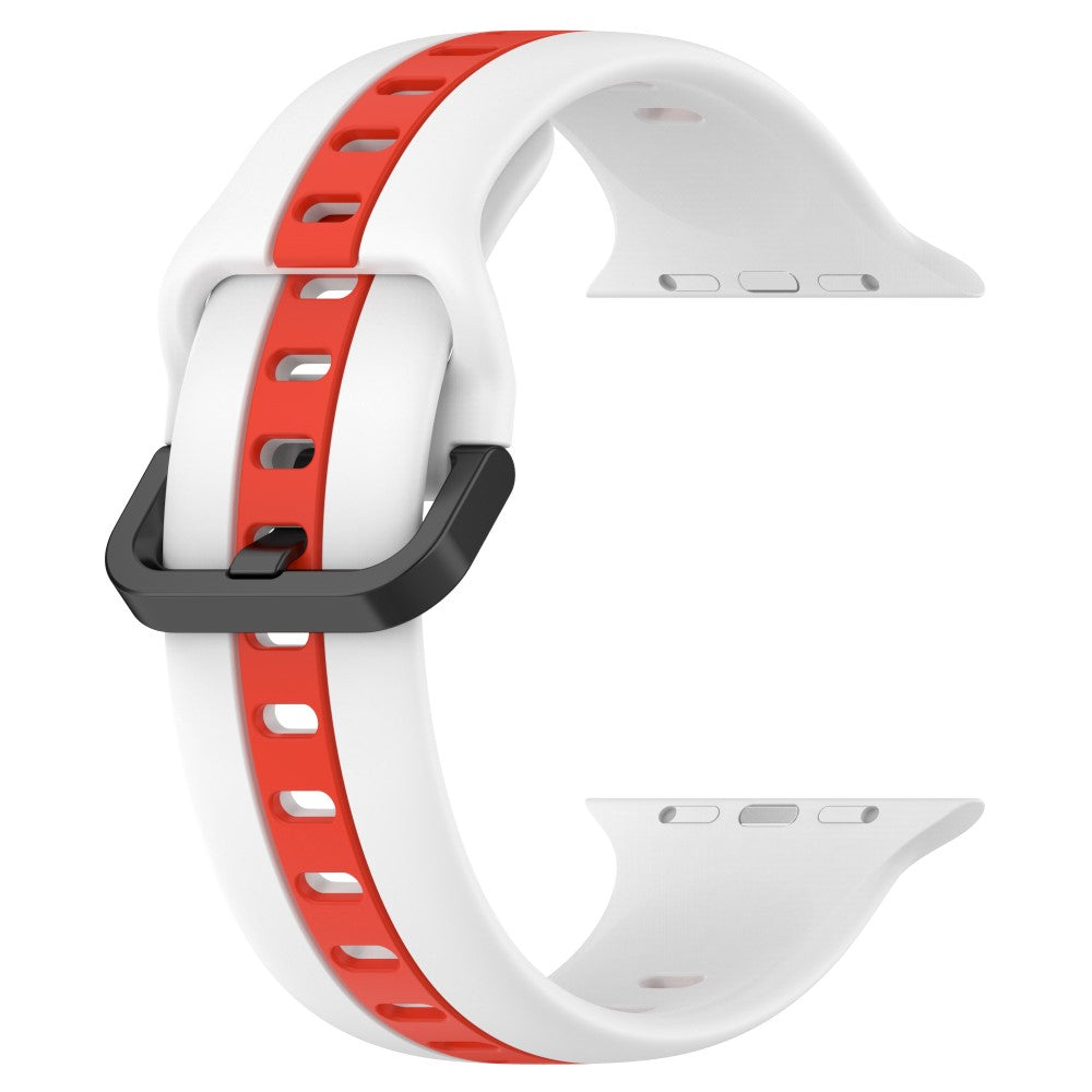 Vildt Elegant Silikone Universal Rem passer til Apple Smartwatch - Hvid#serie_2