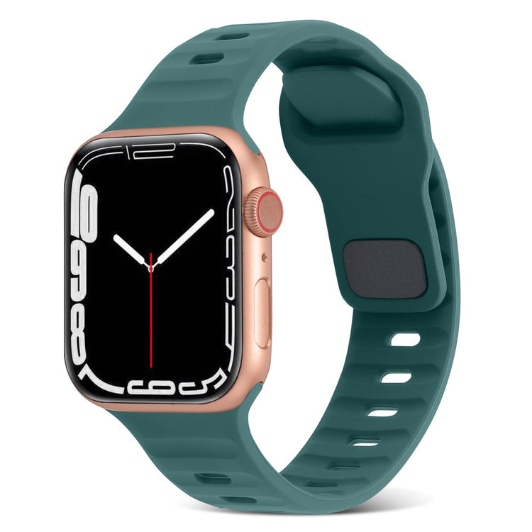 Mega Fantastisk Silikone Universal Rem passer til Apple Smartwatch - Grøn#serie_14