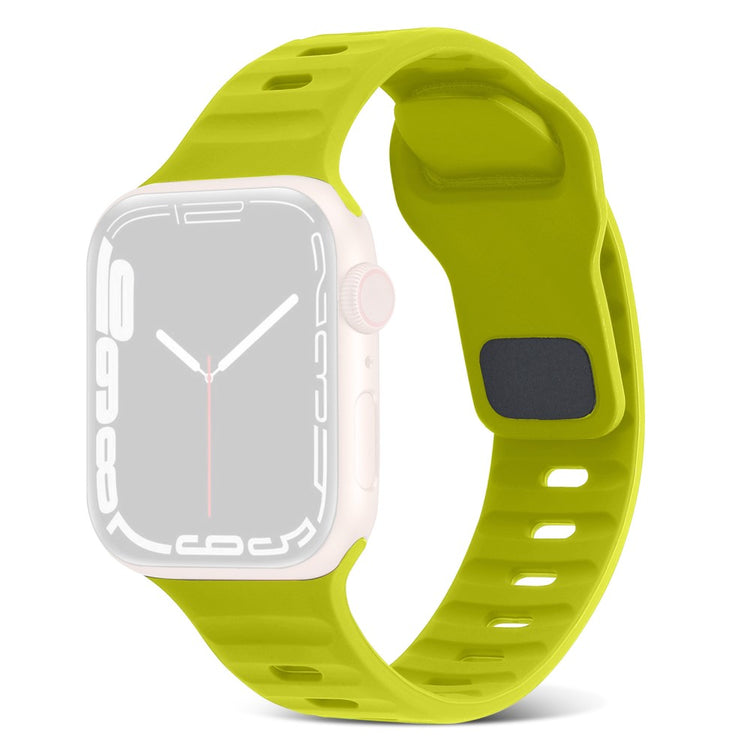 Mega Fantastisk Silikone Universal Rem passer til Apple Smartwatch - Grøn#serie_16