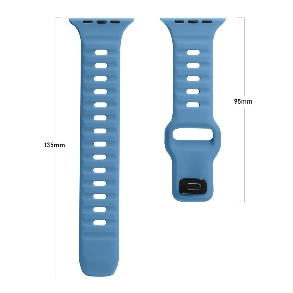 Mega Fantastisk Silikone Universal Rem passer til Apple Smartwatch - Rød#serie_6