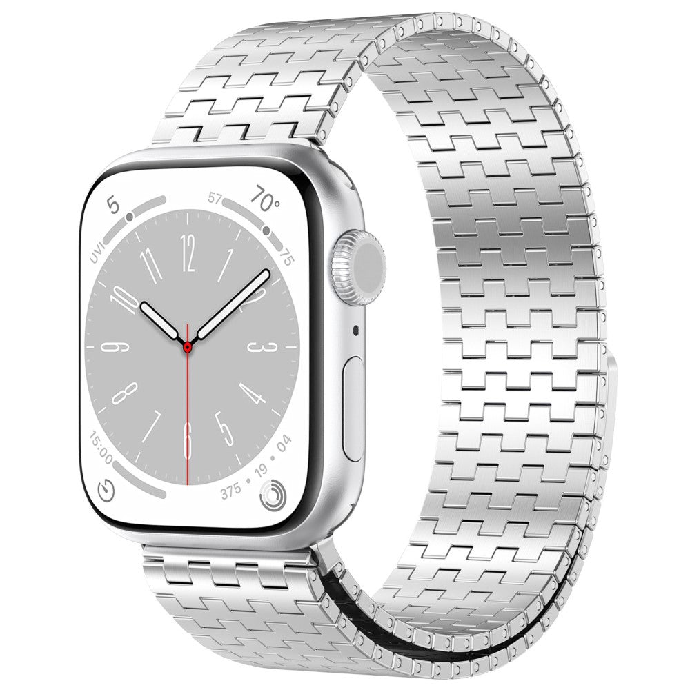 Helt Vildt Fantastisk Metal Universal Rem passer til Apple Smartwatch - Sølv#serie_6