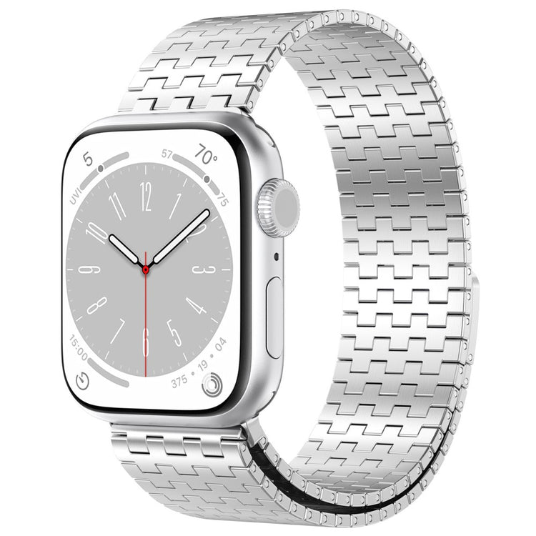 Helt Vildt Fantastisk Metal Universal Rem passer til Apple Smartwatch - Sølv#serie_6