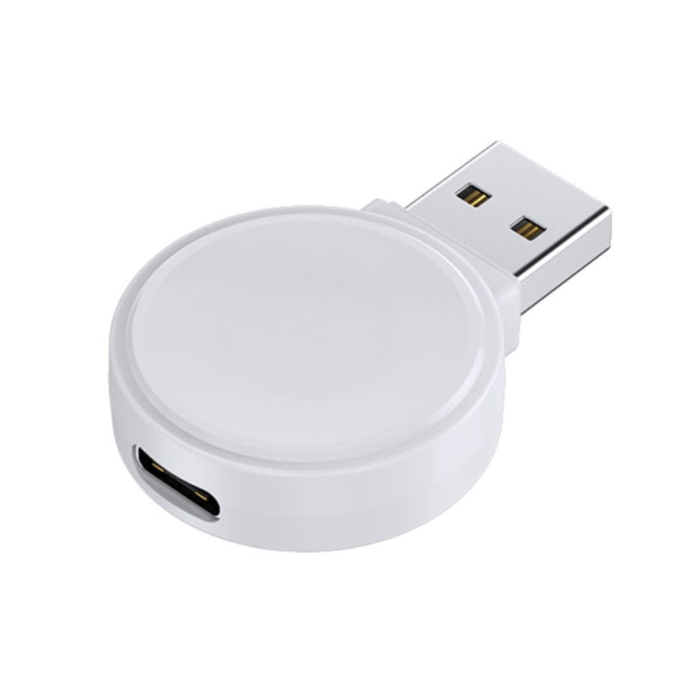 USB-C plug wireless magnetic charger for Apple Watch - White#serie_1