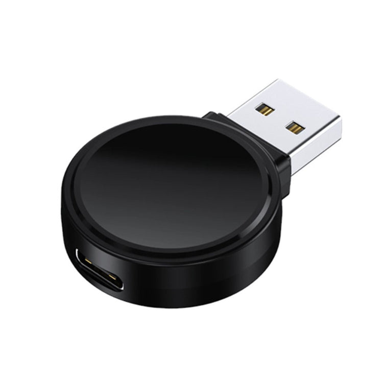 USB-C plug wireless magnetic charger for Apple Watch - Black#serie_2