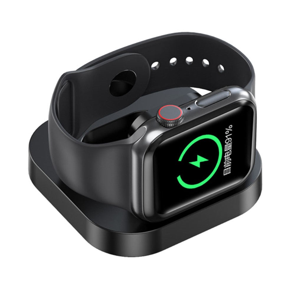Foldable wireless magnetic charging pad for Apple Watch - Black#serie_2