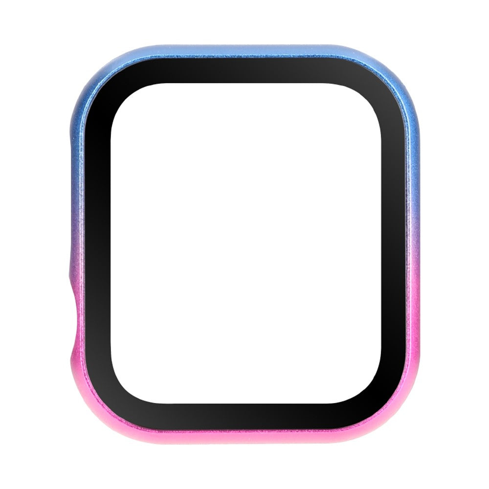 Mega Fed Universal Cover med Skærmbeskytter i Metal og Hærdet Glas passer til Apple Smartwatch - Flerfarvet#serie_6