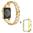 Apple Watch SE 2022 (44mm) rhinestone décor alloy strap with cover