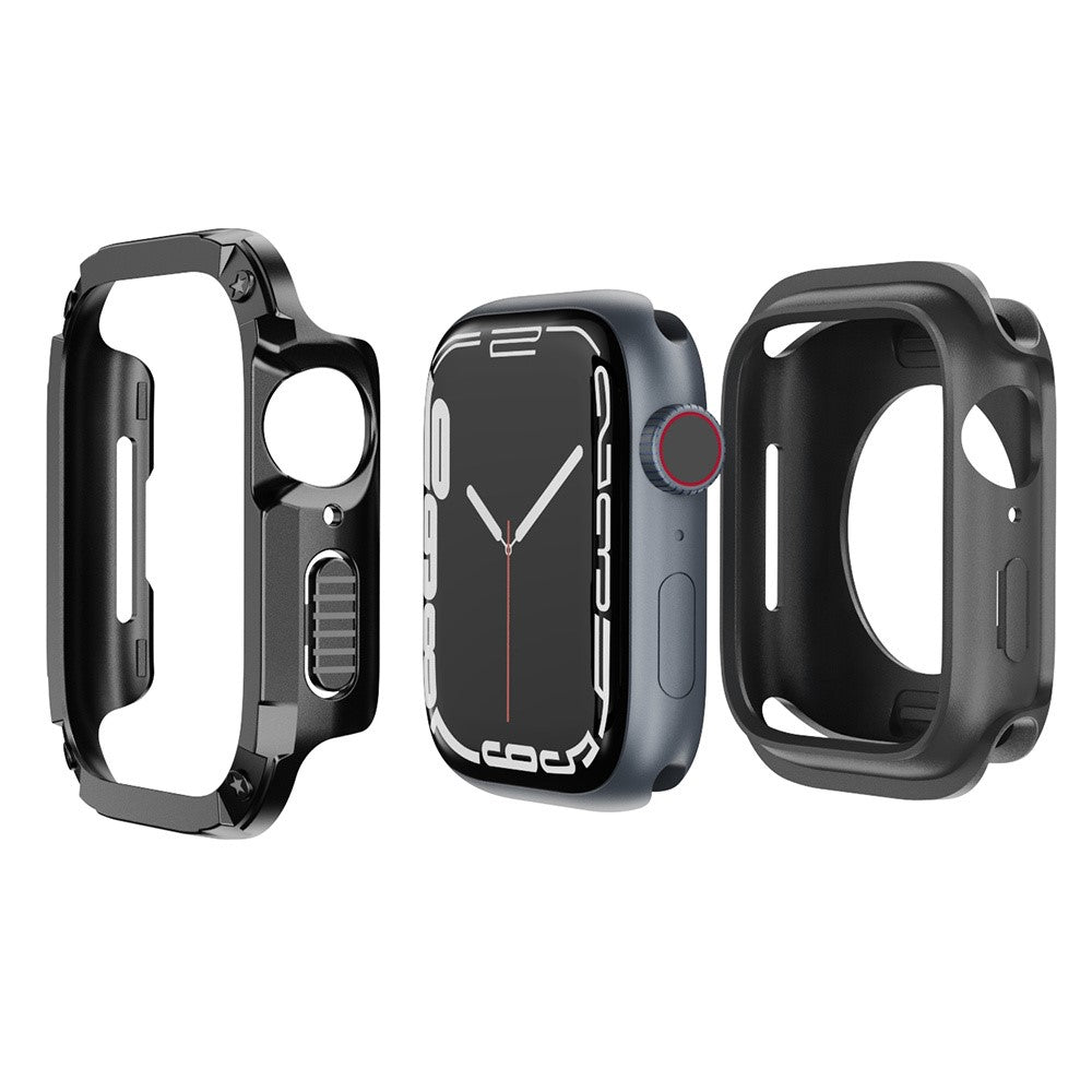 Meget Godt Silikone Cover passer til Apple Smartwatch - Sort#serie_1