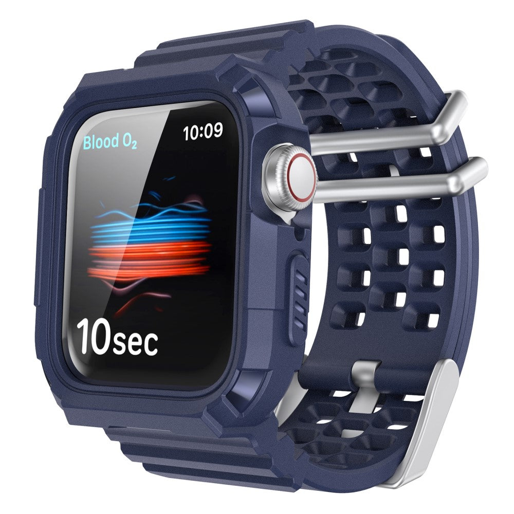 Meget Fint Silikone Universal Rem passer til Apple Smartwatch - Blå#serie_3