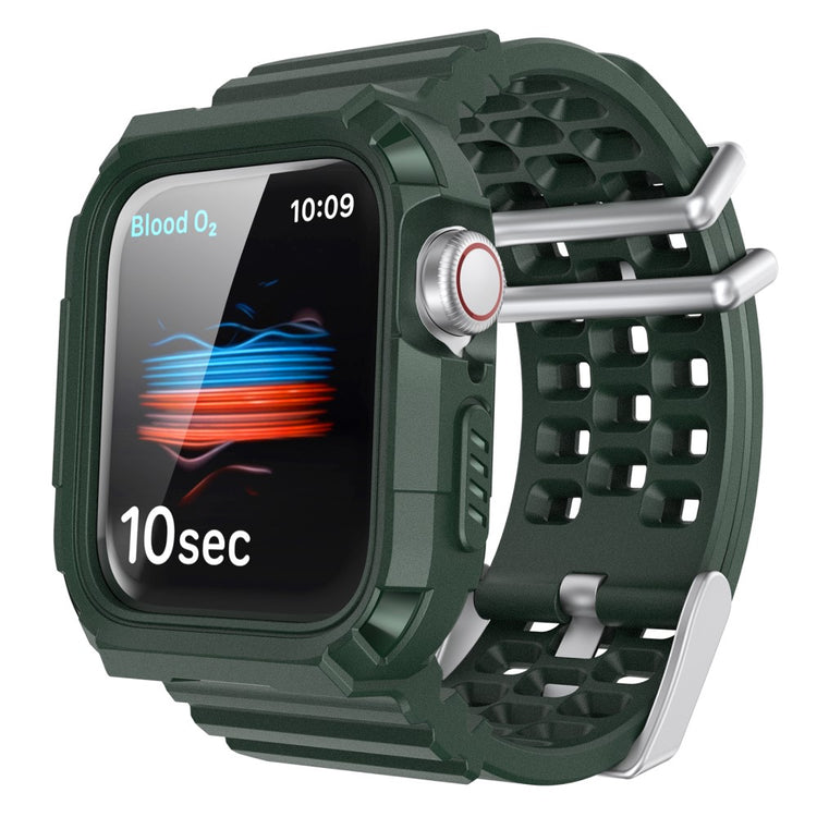 Meget Fint Silikone Universal Rem passer til Apple Smartwatch - Grøn#serie_4