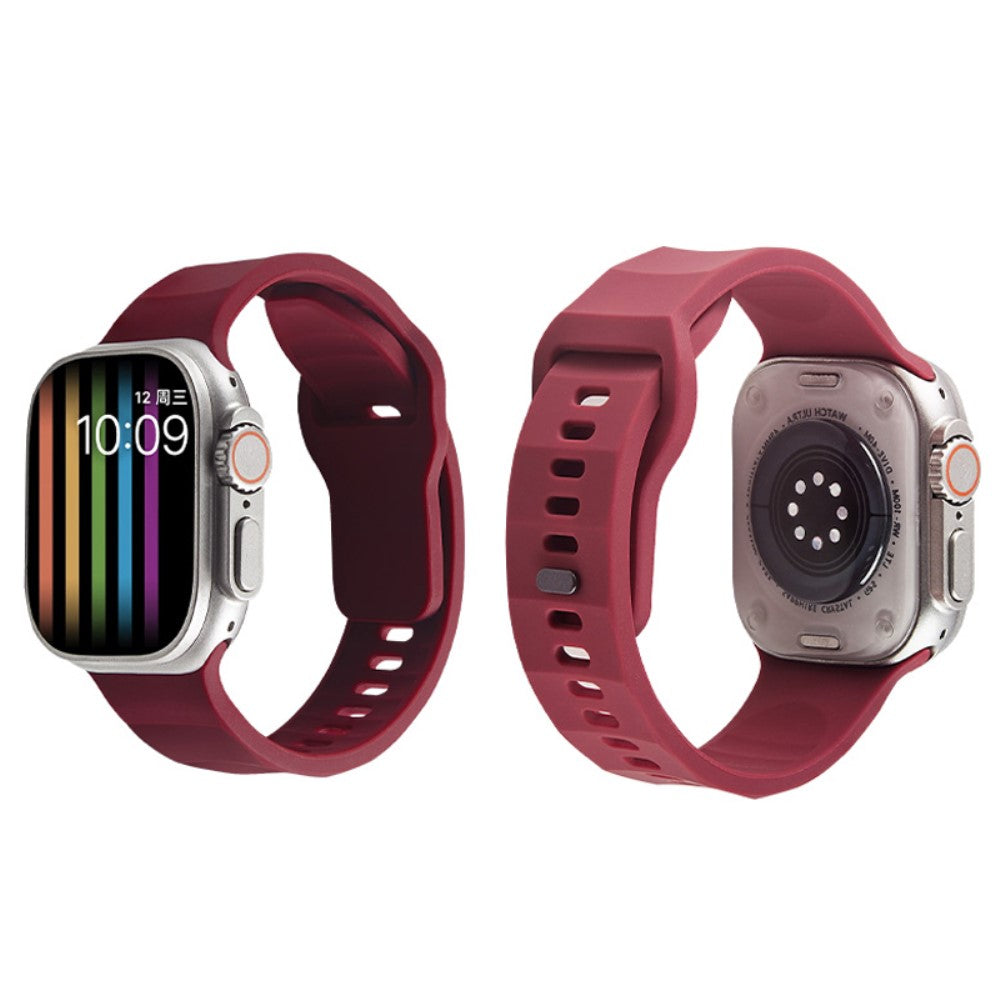 Mega Elegant Silikone Universal Rem passer til Apple Smartwatch - Pink#serie_5