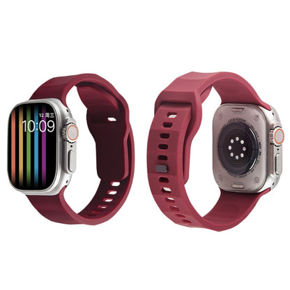 Mega Elegant Silikone Universal Rem passer til Apple Smartwatch - Sort#serie_7