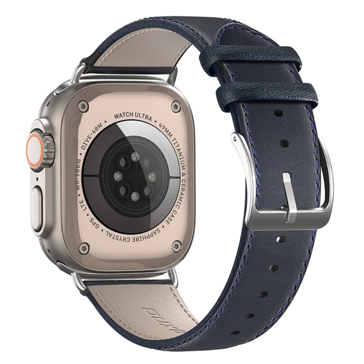 DUX DUCIS YS Apple Watch Series 9 45mm / Ultra 2 Cowhide leather strap - Blue#serie_1