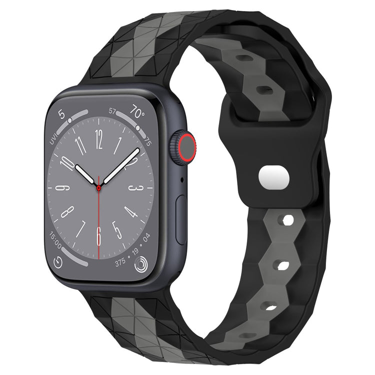 Nydelig Silikone Universal Rem passer til Apple Smartwatch - Sølv#serie_8