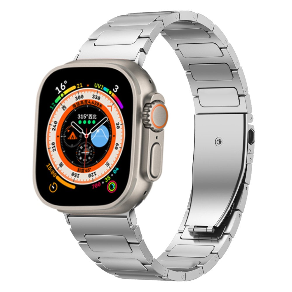Meget Nydelig Metal Universal Rem passer til Apple Smartwatch - Sølv#serie_2