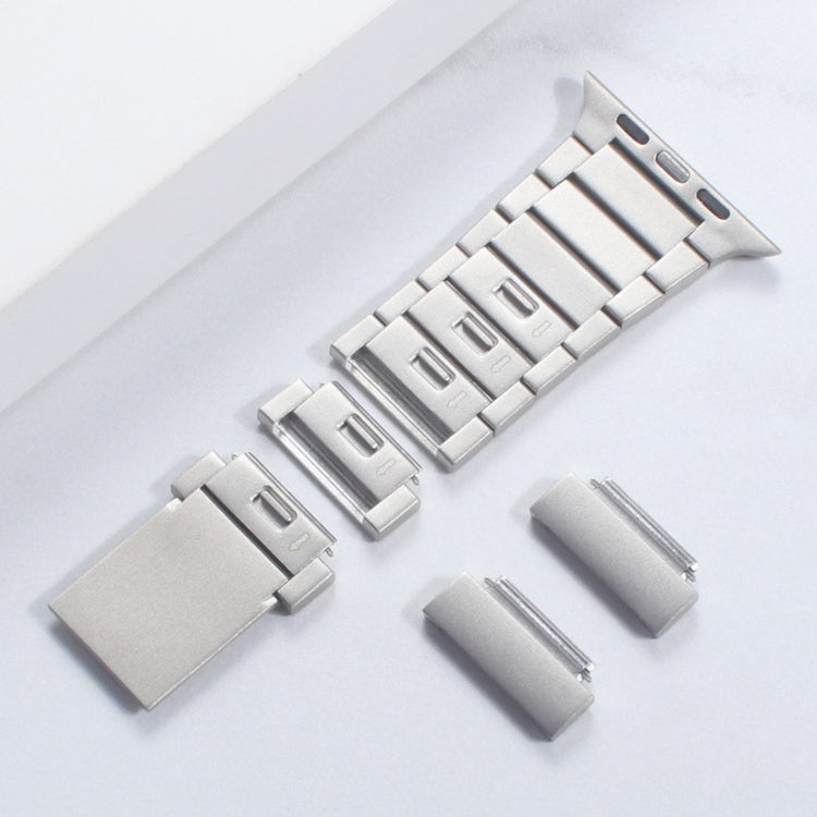 Apple Watch Series 9 45mm / Ultra 2 stainless steel strap - Titanium Color#serie_3