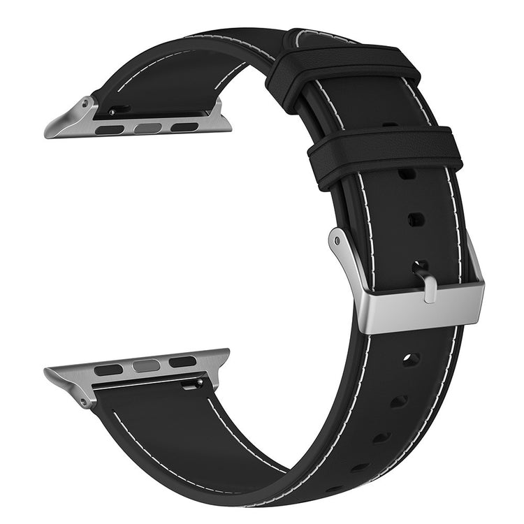 Eminent Metal Og Kunstlæder Universal Rem passer til Apple Smartwatch - Sort#serie_1