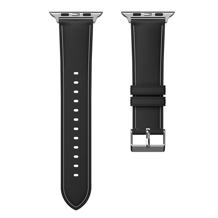 Eminent Metal Og Kunstlæder Universal Rem passer til Apple Smartwatch - Sort#serie_1