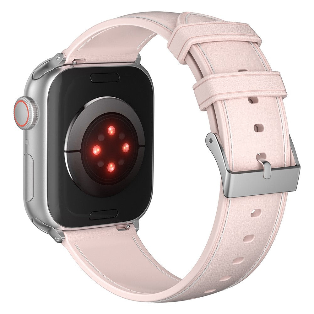 Apple Watch Series 9 45mm / Ultra 2 stitching style strap - Pink#serie_2