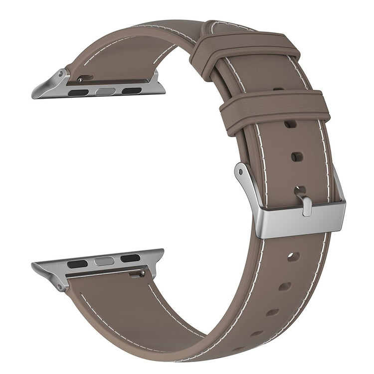 Eminent Metal Og Kunstlæder Universal Rem passer til Apple Smartwatch - Sølv#serie_3