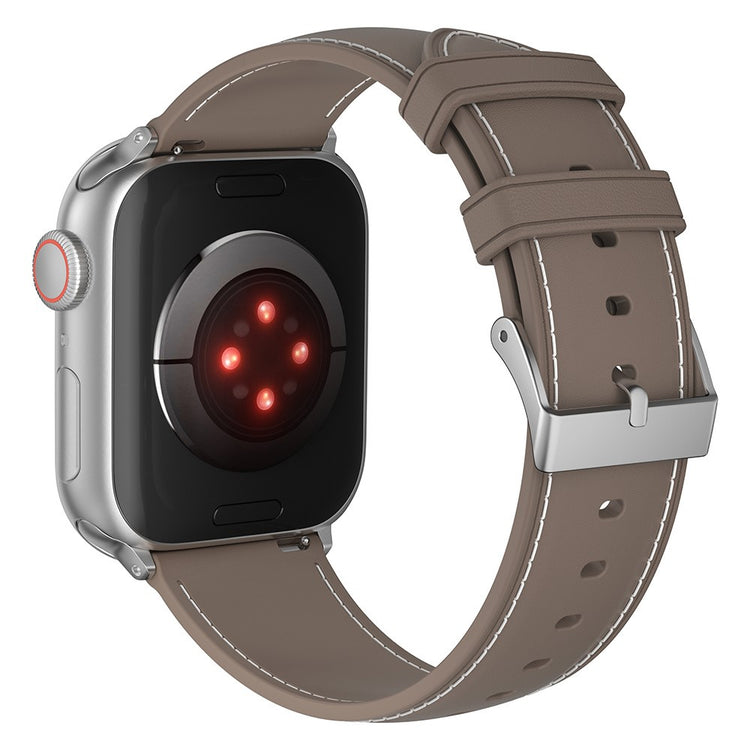 Apple Watch Series 9 45mm / Ultra 2 stitching style strap - Grey#serie_3