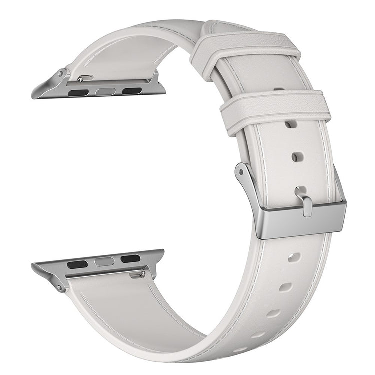 Eminent Metal Og Kunstlæder Universal Rem passer til Apple Smartwatch - Hvid#serie_5