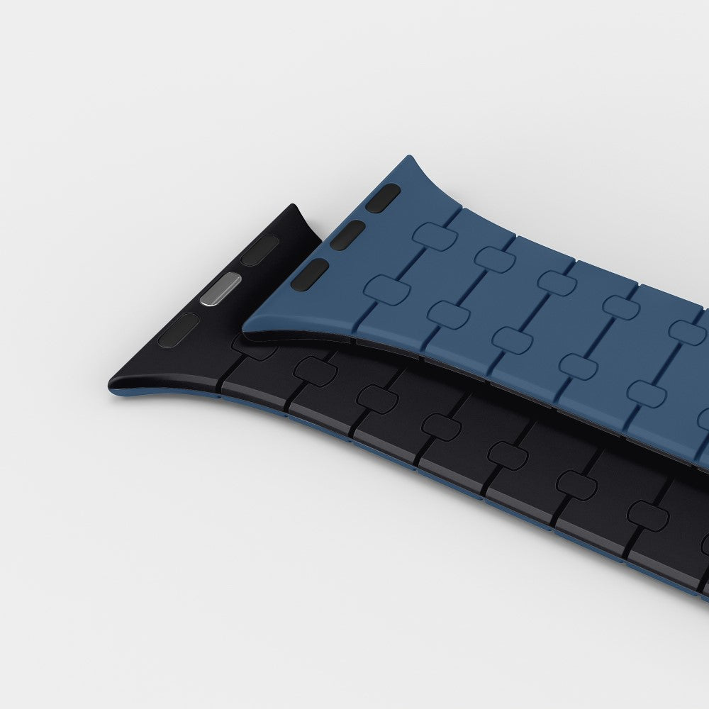 Apple Watch Series 9 45mm / Ultra 2 silicone strap - Blue+ Midnight#serie_3