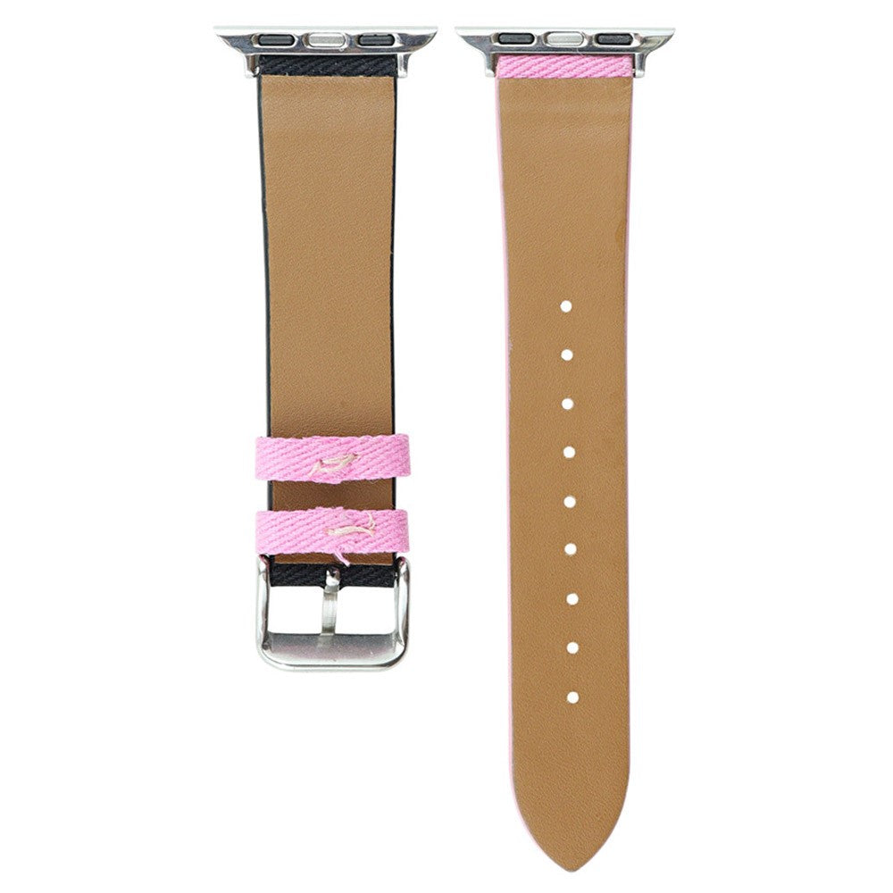 Stilren Metal Og Nylon Universal Rem passer til Apple Smartwatch - Blå#serie_2