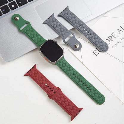 Fantastisk Silikone Universal Rem passer til Apple Smartwatch - Orange#serie_2