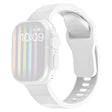 Apple Watch Series 9 41mm wavy style silicone strap - Wine Red
