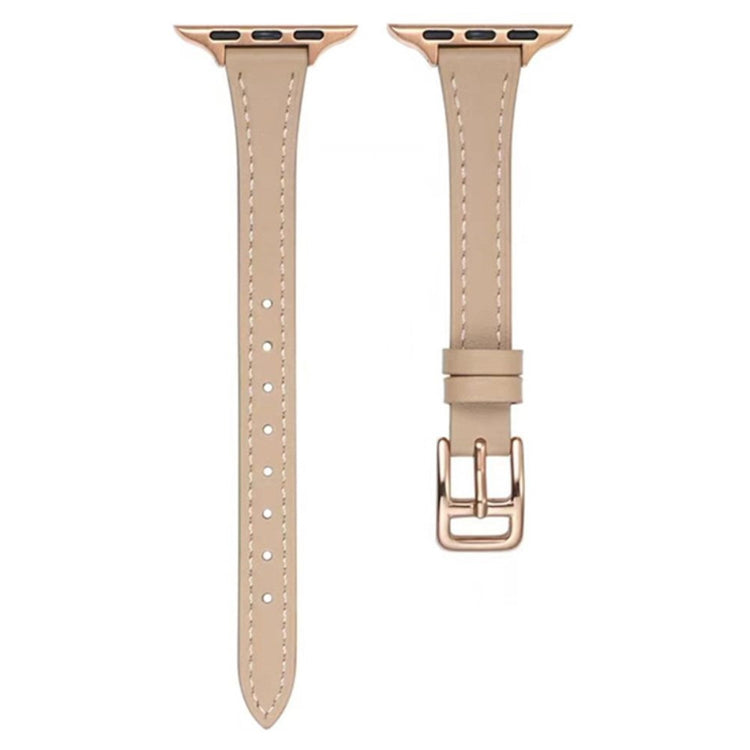 Apple Watch Series 9 41mm Genuine leather strap - Apricot#serie_6