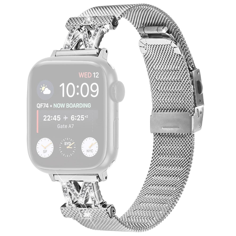 Apple Watch Series 9 41mm milanese stainless steel strap - Silver#serie_1