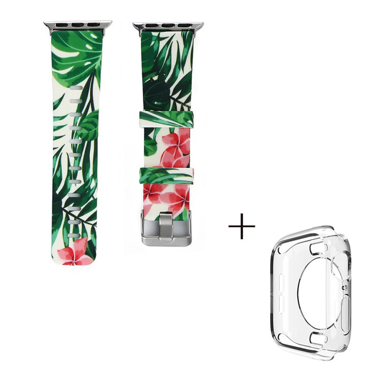 Silikone Cover passer til Apple Watch Series 1-3 42mm - Grøn#serie_1