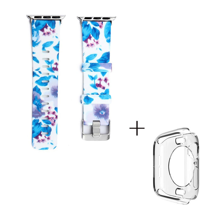 Silikone Cover passer til Apple Watch Series 1-3 42mm - Blå#serie_3