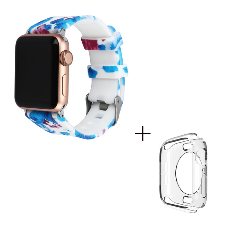Silikone Cover passer til Apple Watch Series 1-3 42mm - Blå#serie_3