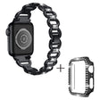 Apple Watch Series 3/2/1 38mm rhinestone décor alloy strap with cover